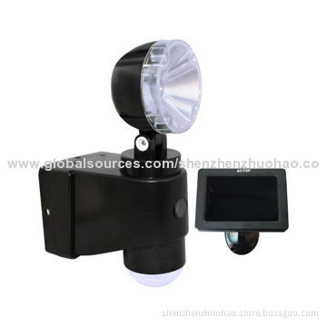 PIR Security Lighting, Work with 4 x AA 2,200mAh NiMH Batteries